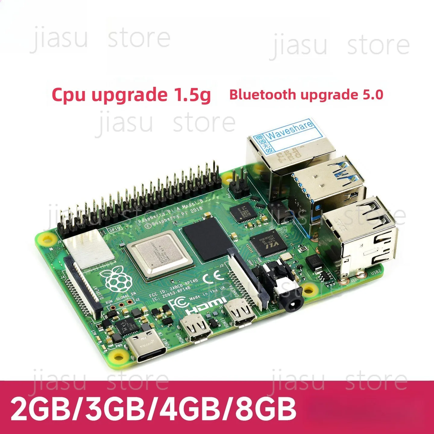 Raspberry Pi 4 8Gb Ram Kit - Compatibel met de Raspberry Pi 4