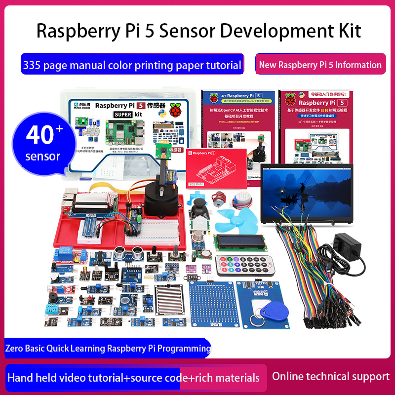 Raspberry Pi 5 8Gb Board - Raspberry Pi 5 Sensor Ontwikkelingskit Voor