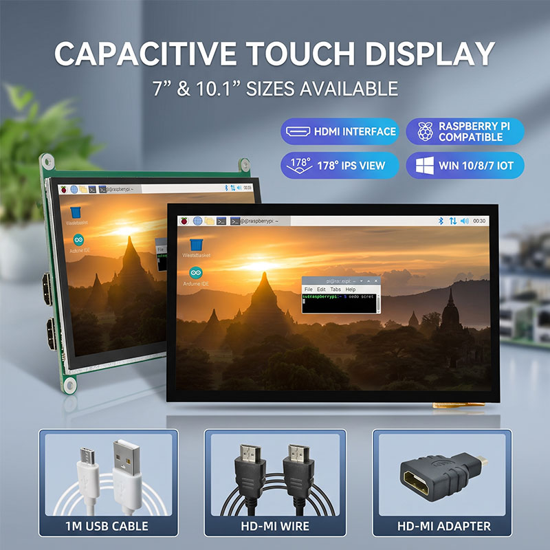 IPS HDMI Touchscreen Display 7 - Raspberry Pi 10.1 Inch Capacitive Touch Screen Ips recensie en prijs