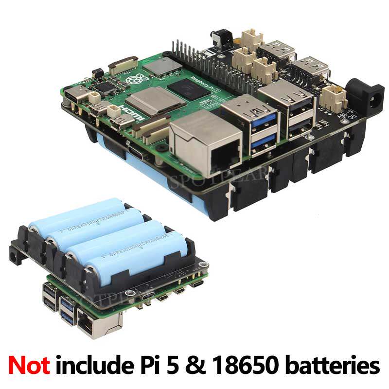X1202 Raspberry Pi 5 UPS Power - Raspberry Pi Uninterrupted Power Supply Ups 18650 recensie en prijs