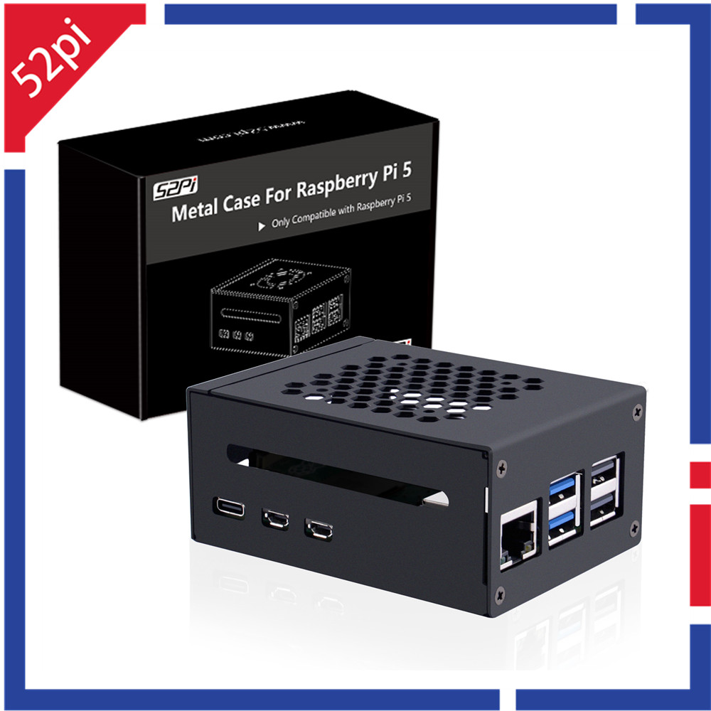 52Pi Raspberry Pi 5 metalen be - Argon One V3 M.2 Nvme Case recensie en prijs