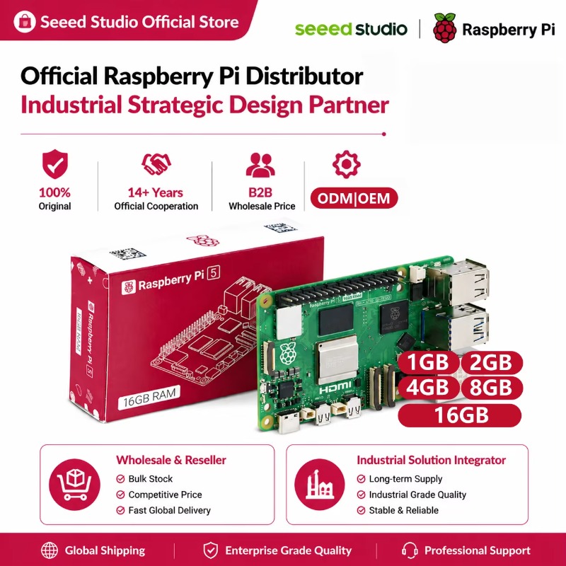 Groothandelsproduct Origineel  - Raspberry Pi 5 8Gb Board recensie en prijs