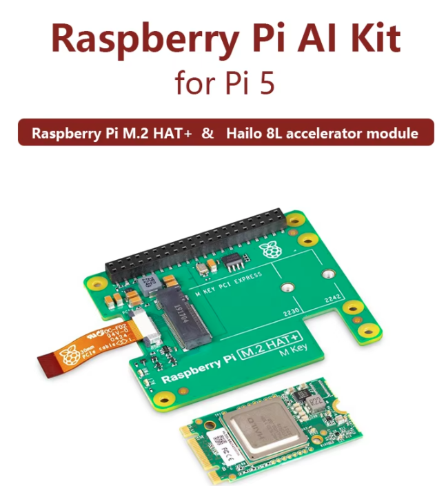 Officiële Raspberry Pi 5 AI-ki - Raspberry Pi Ai Kit Hailo-8L recensie en prijs